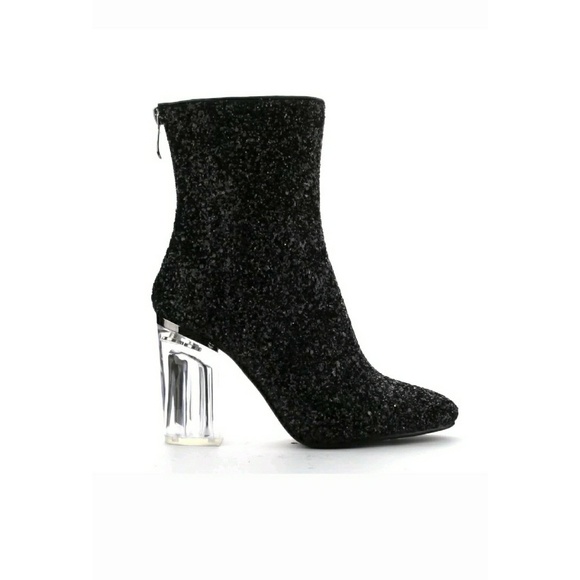 Captain Robbins Shoes - Black Metallic Captain Robbins Nina Boots size 6